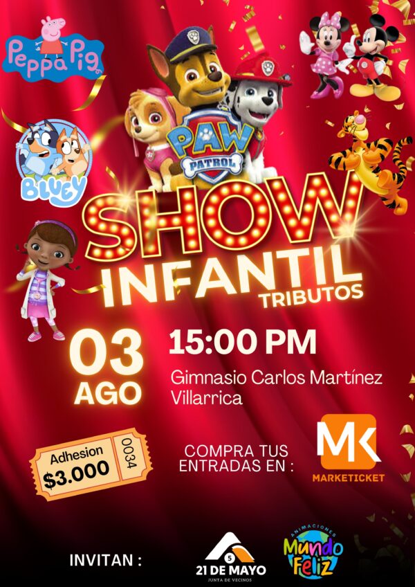SHOW INFANTIL TRIBUTOS